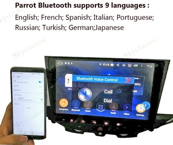 poplatok za Papagáj Bluetooth podporuje 9 jazykov angličtina francúzština španielčina taliančina portugalčina ruština turecký Japonský nemecký